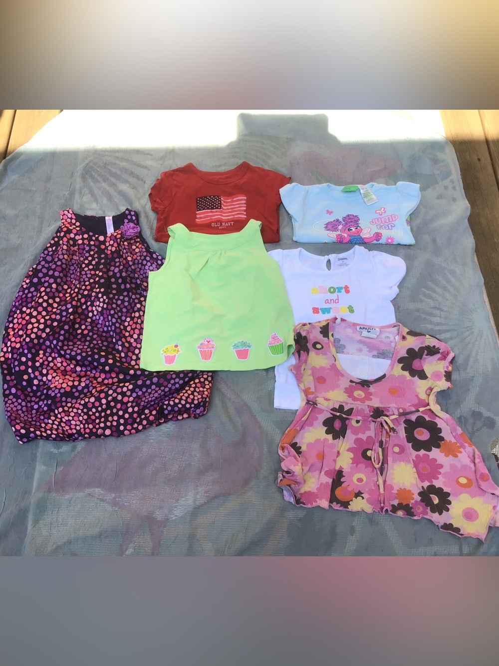 Girls 5/ 5T Summer Clthing Bundle (6 Pieces)